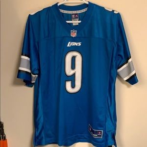 Large Blue Pro Line Matt Stafford Jersey
